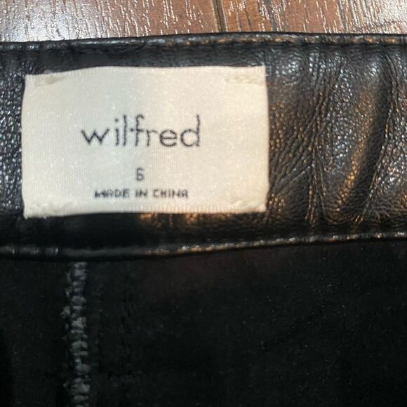 Aritzia Melina Leather pants black - Picture 6 of 7